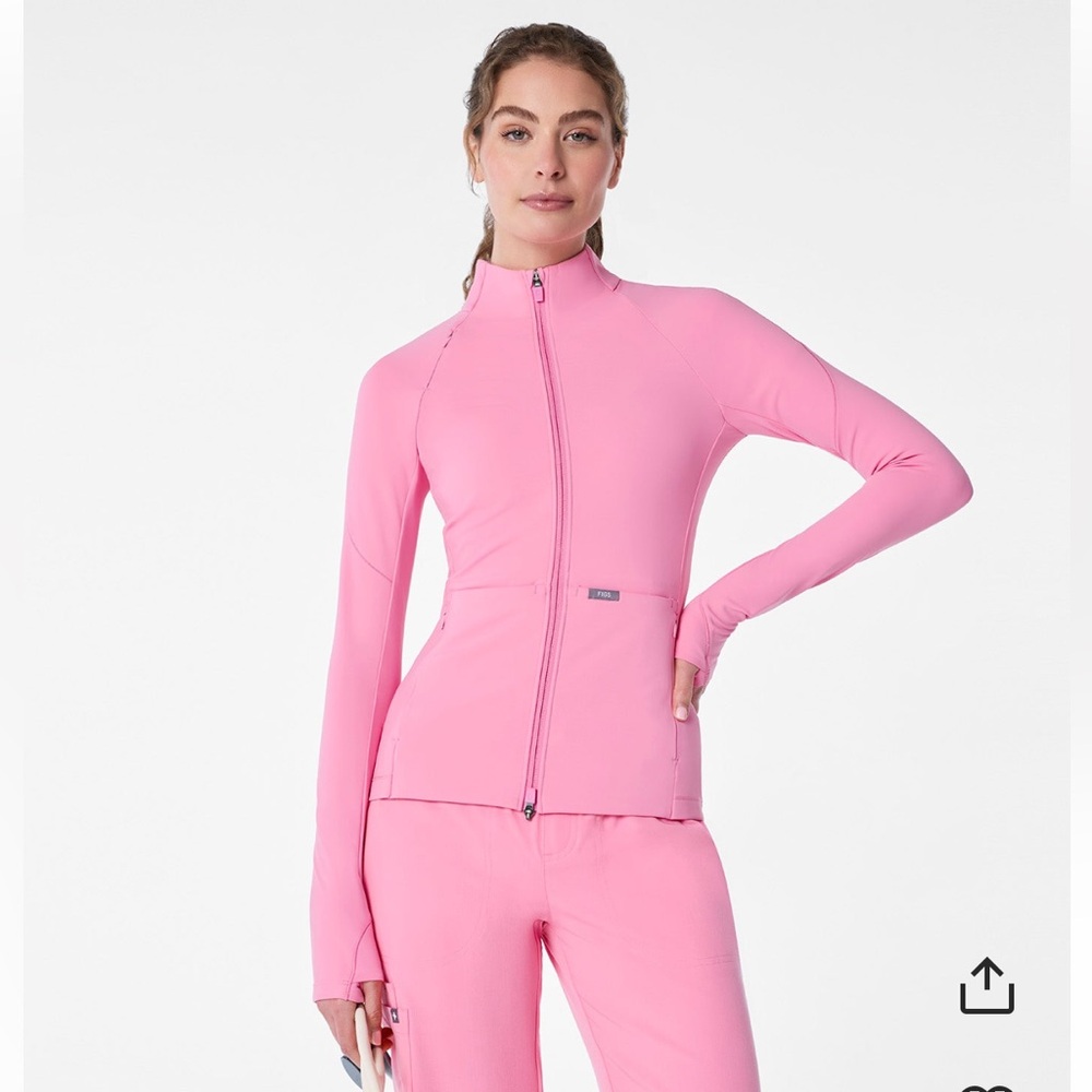 Sunrise Pink Figs On-Shift ContourKnit Jacket Limited Edition Sold out